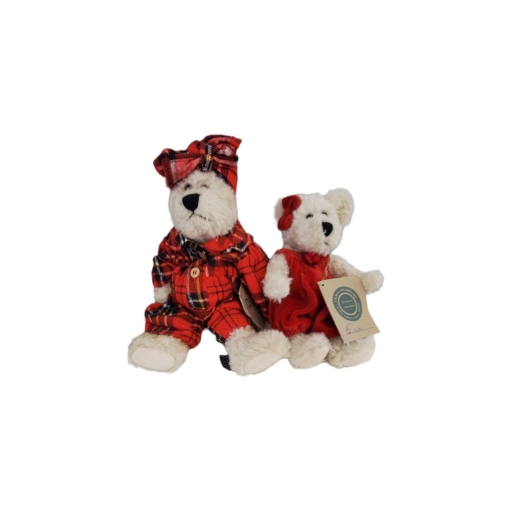 Boyds Bears Christmas Themed Bears  Desdemona and Erin Vintage